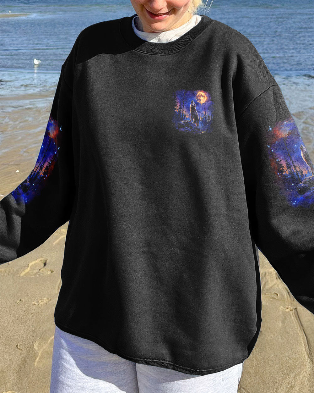 AND INTO THE FOREST I GO WOLF ALL OVER PRINT - TLTR0907252