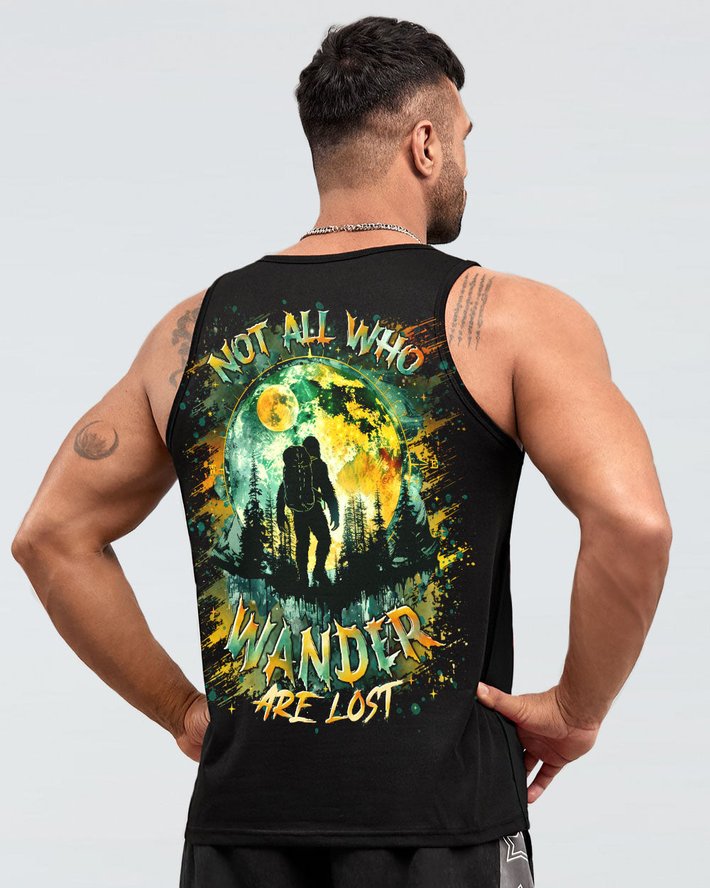 NOT ALL WHO WANDER ARE LOST  BIGFOOT ALL OVER PRINT - TLTR1002252