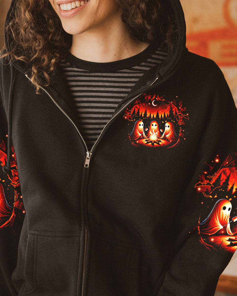 LET'S GET TOASTED BOOS HALLOWEEN ALL OVER PRINT - TLTR1009245