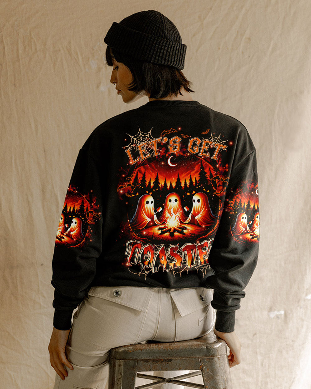 LET'S GET TOASTED BOOS HALLOWEEN ALL OVER PRINT - TLTR1009245