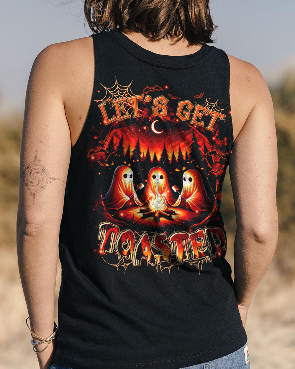 LET'S GET TOASTED BOOS HALLOWEEN ALL OVER PRINT - TLTR1009245