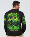 FIND ME WHERE THE WILD THINGS ARE BIGFOOT ALL OVER PRINT  - TLTR1103251