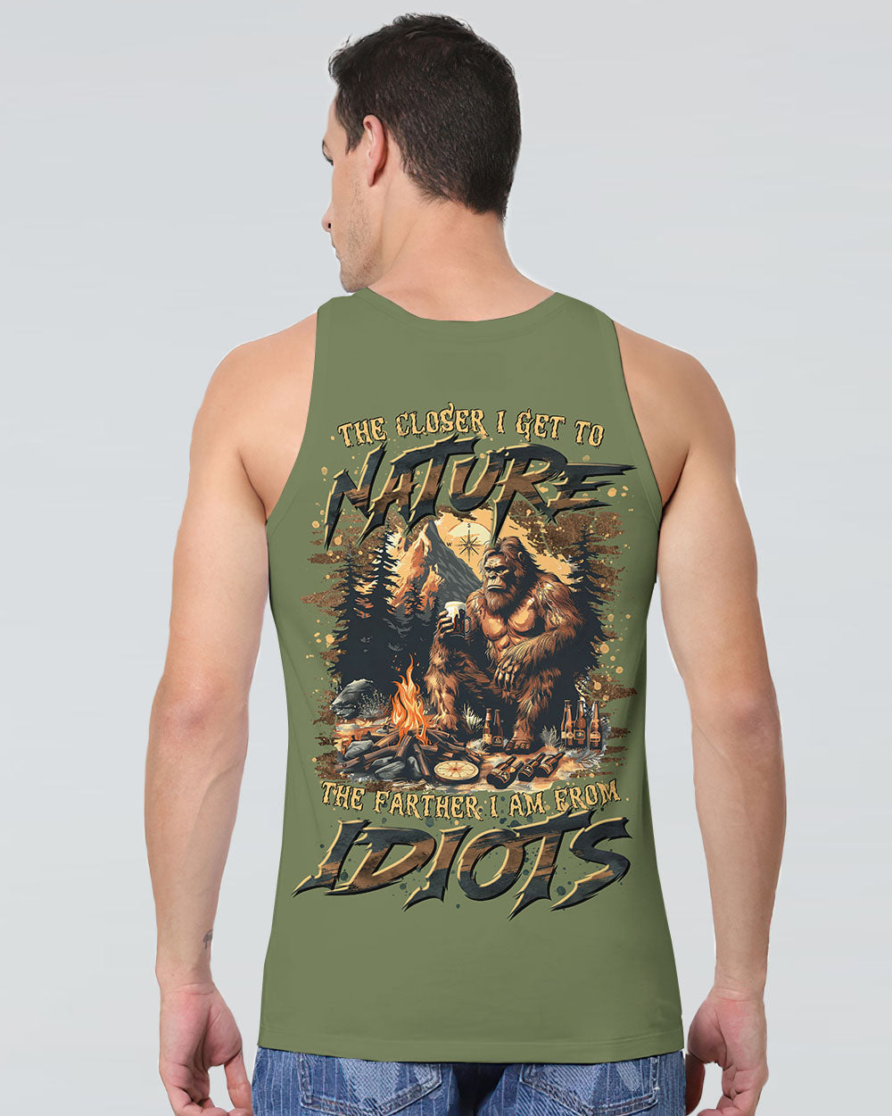 THE CLOSER I GET TO NATURE BIGFOOT ALL OVER PRINT - TLTR1210244