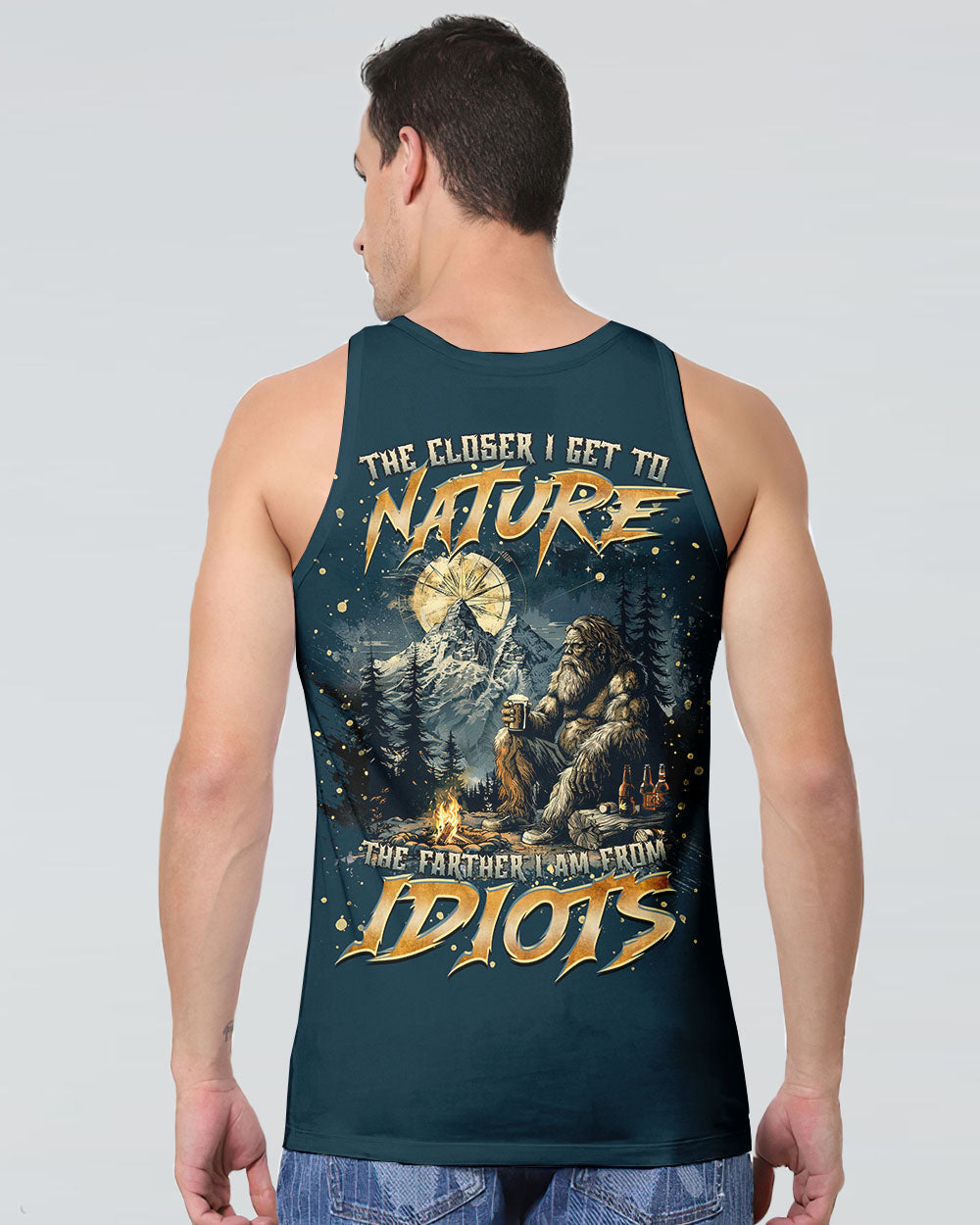 THE CLOSER I GET TO NATURE BIGFOOT ALL OVER PRINT - TLTR1212242