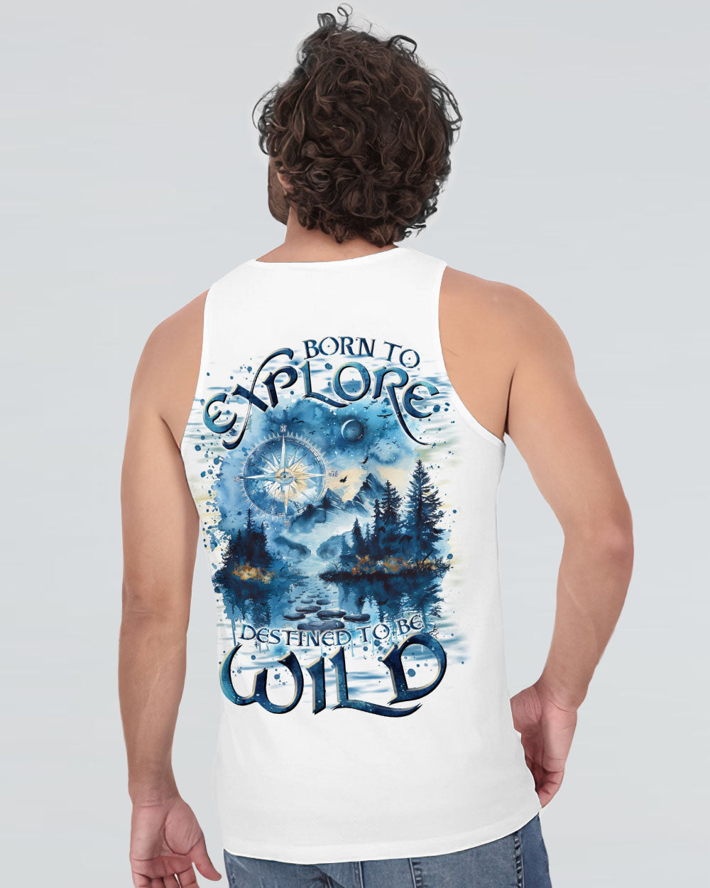 BORN TO EXPLORE DESTINED TO BE WILD ALL OVER PRINT - TLTR1410244