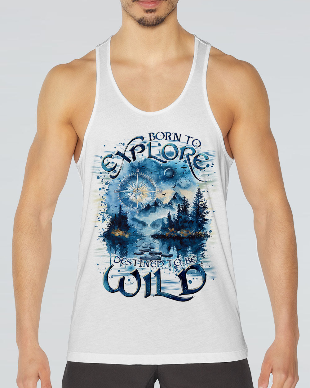 BORN TO EXPLORE DESTINED TO BE WILD ALL OVER PRINT - TLTR1410244