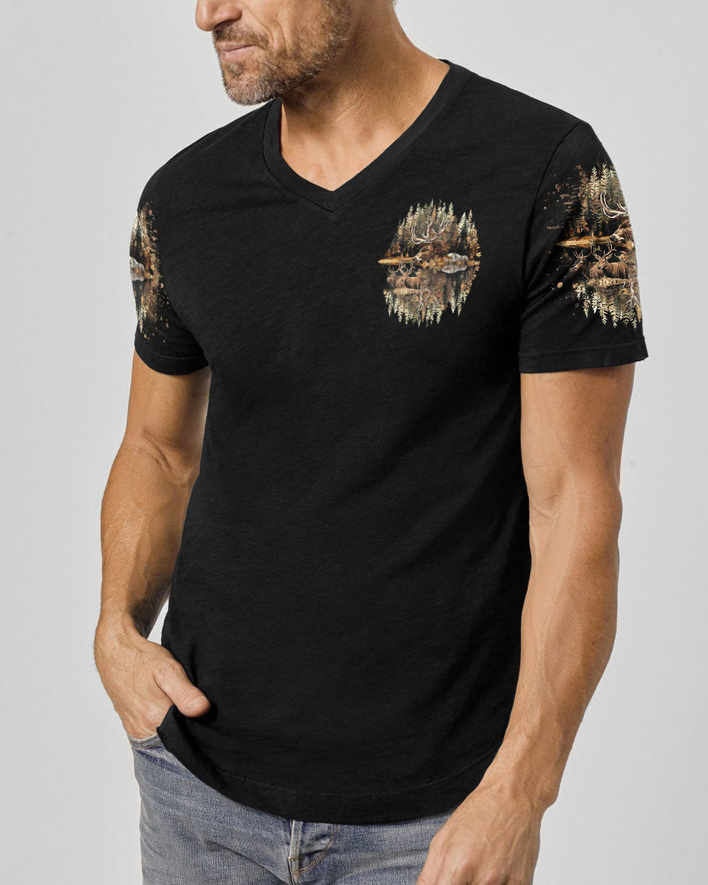 THE CLOSER I GET TO NATURE DEER HUNTING ALL OVER PRINT -  TLTR1511242