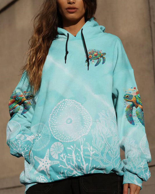 SALTWATER HEALS EVERYTHING TURTLE ALL OVER PRINT - TLTR1601251