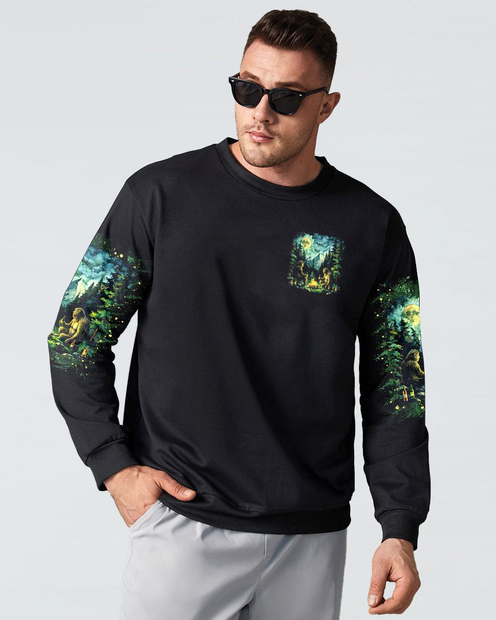 MAKING MEMORIES ONE CAMPFIRE AT A TIME BIGFOOT  ALL OVER PRINT - TLTR1612243