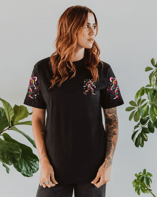 WANDER WOMAN FLORAL BIGFOOT ALL OVER PRINT  - TLTR1703254