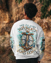 NOT ALL WHO WANDER ARE LOST ANCHOR COMPASS ALL OVER PRINT - TLTR1707243