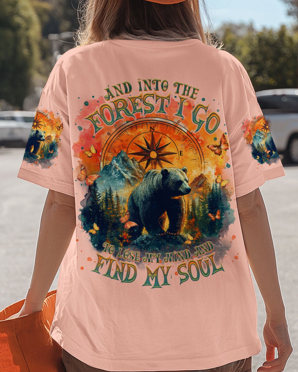 AND INTO THE FOREST I GO BEAR ALL OVER PRINT  - TLTR1803251