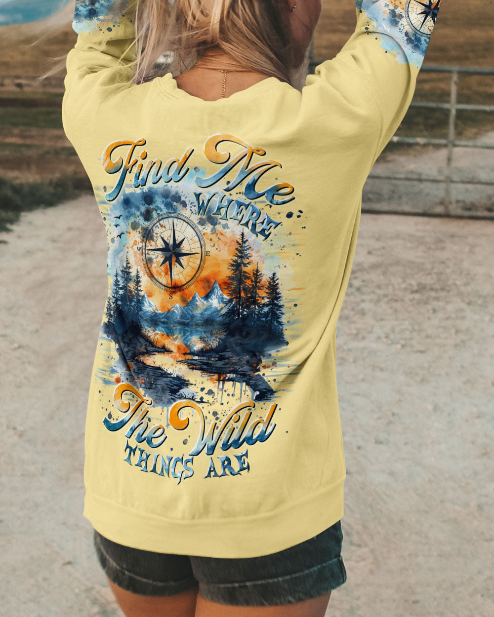 FIND ME WHERE THE WILD THINGS ARE ALL OVER PRINT  - TLTR1810243