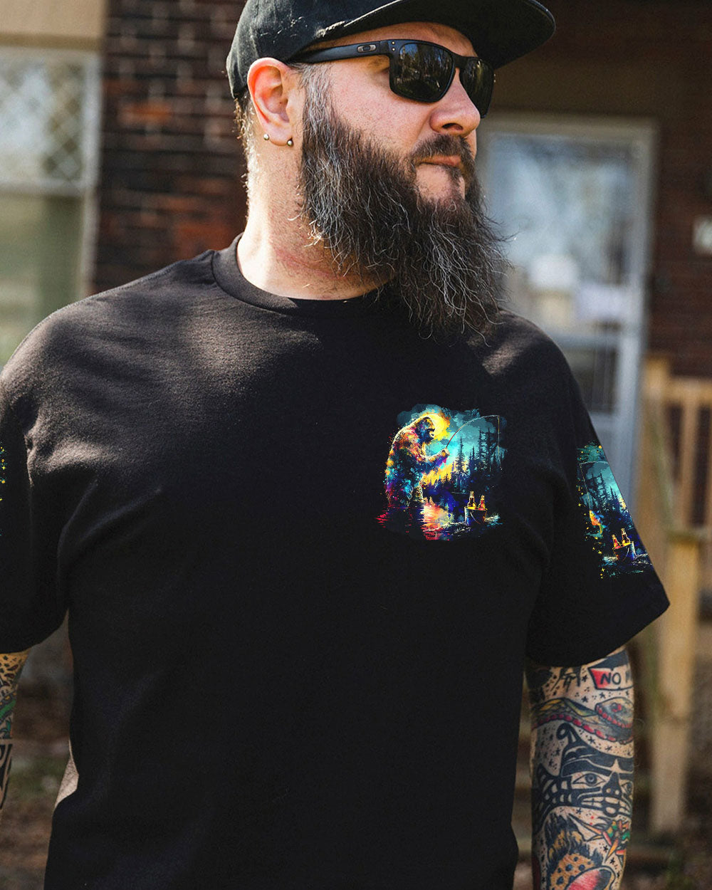 NOT ALL WHO WANDER ARE LOST BIGFOOT ALL OVER PRINT - TLTR2002252