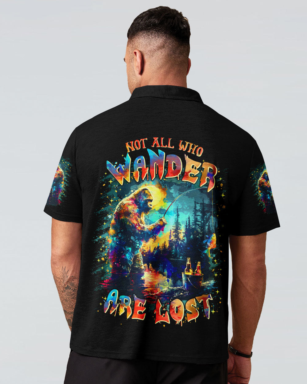 NOT ALL WHO WANDER ARE LOST BIGFOOT ALL OVER PRINT - TLTR2002252
