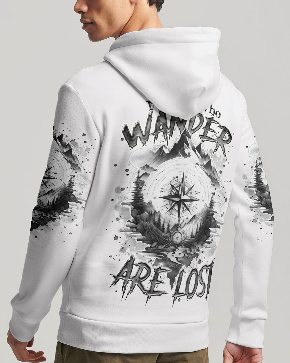 NOT ALL WHO WANDER ARE LOST COMPASS ALL OVER PRINT - TLTR2103252