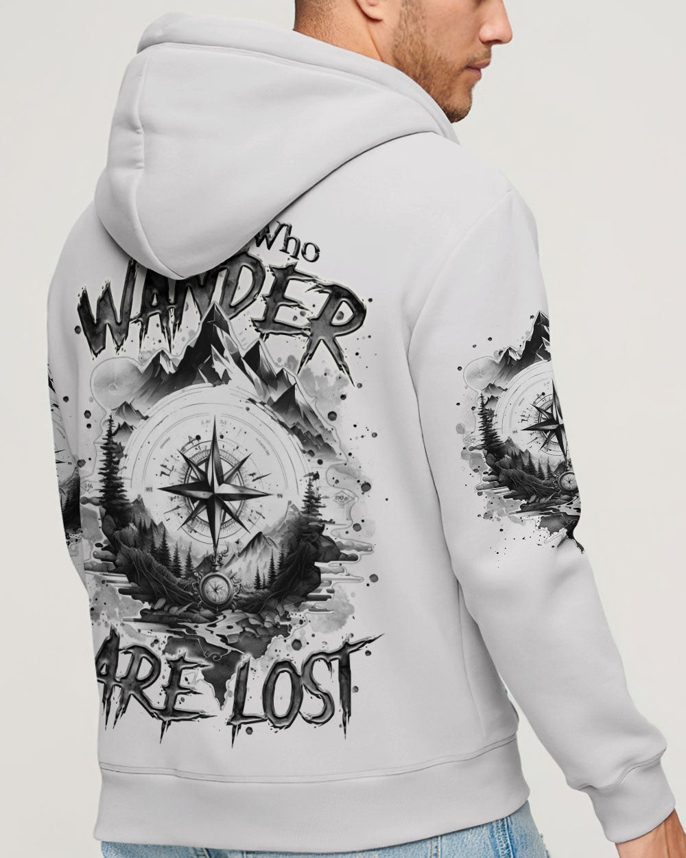 NOT ALL WHO WANDER ARE LOST COMPASS ALL OVER PRINT - TLTR2103252