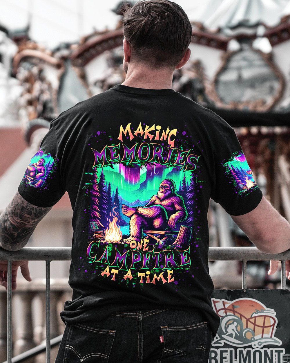 MAKING MEMORIES ONE CAMPFIRE AT A TIME BIGFOOT  ALL OVER PRINT - TLTR2111244