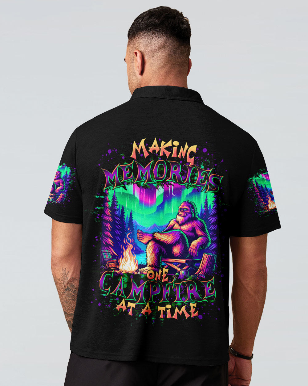  MAKING MEMORIES ONE CAMPFIRE AT A TIME BIGFOOT ALL OVER PRINT - TLTR2111244