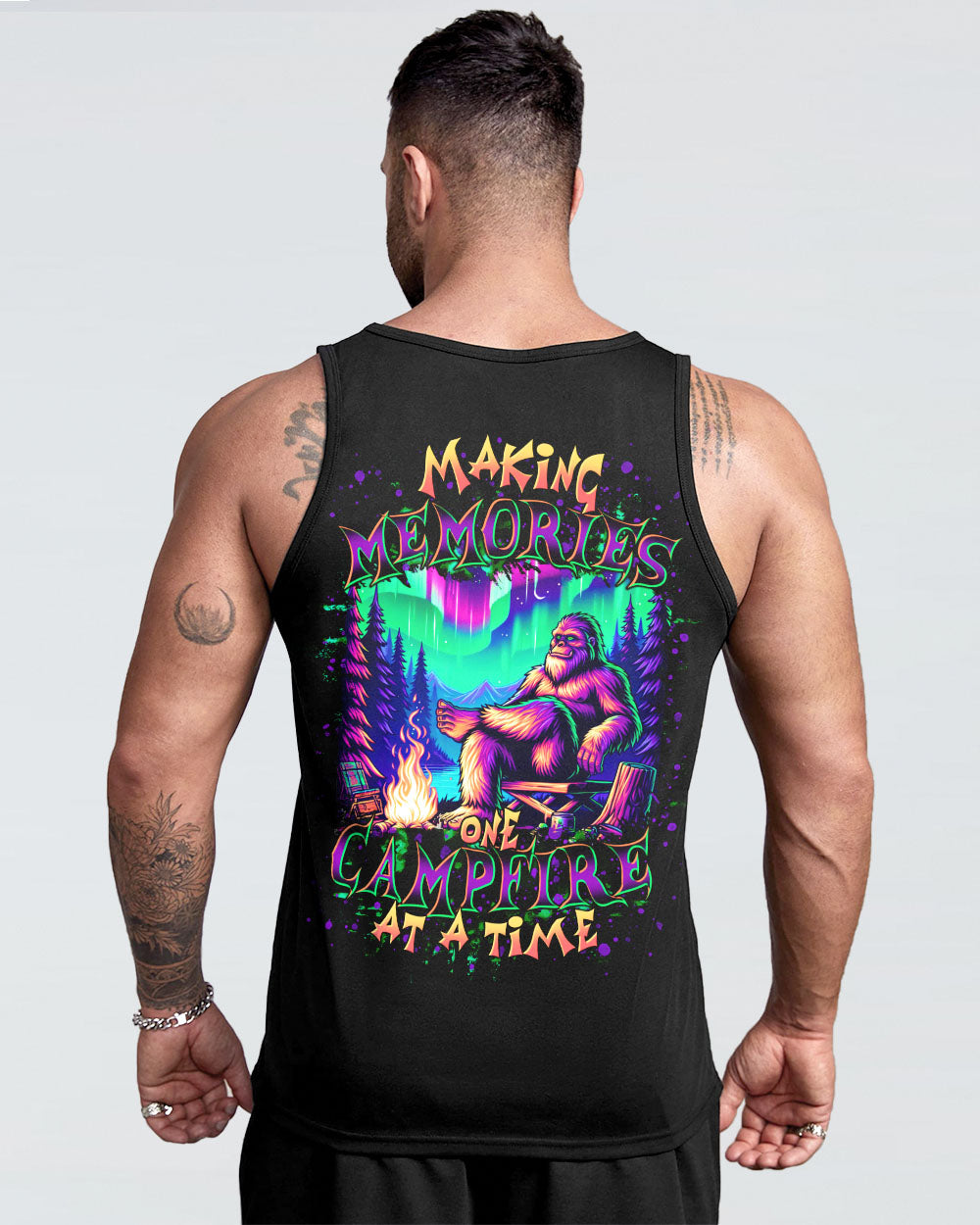  MAKING MEMORIES ONE CAMPFIRE AT A TIME BIGFOOT ALL OVER PRINT - TLTR2111244
