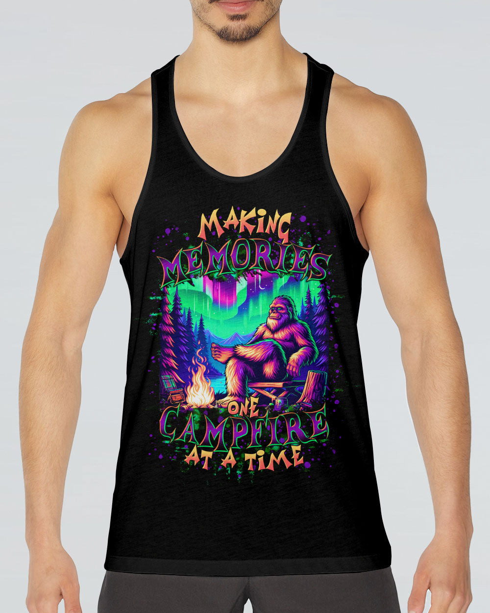 MAKING MEMORIES ONE CAMPFIRE AT A TIME BIGFOOT  ALL OVER PRINT - TLTR2111244