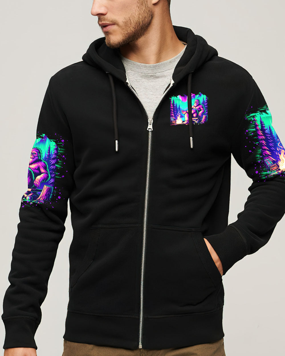 MAKING MEMORIES ONE CAMPFIRE AT A TIME BIGFOOT  ALL OVER PRINT - TLTR2111244