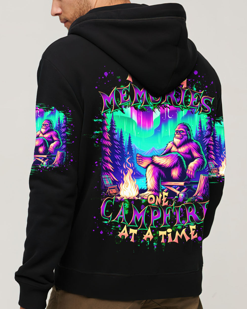 MAKING MEMORIES ONE CAMPFIRE AT A TIME BIGFOOT  ALL OVER PRINT - TLTR2111244