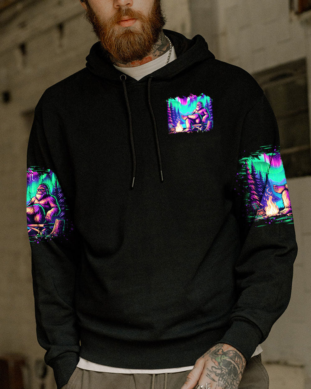 MAKING MEMORIES ONE CAMPFIRE AT A TIME BIGFOOT  ALL OVER PRINT - TLTR2111244