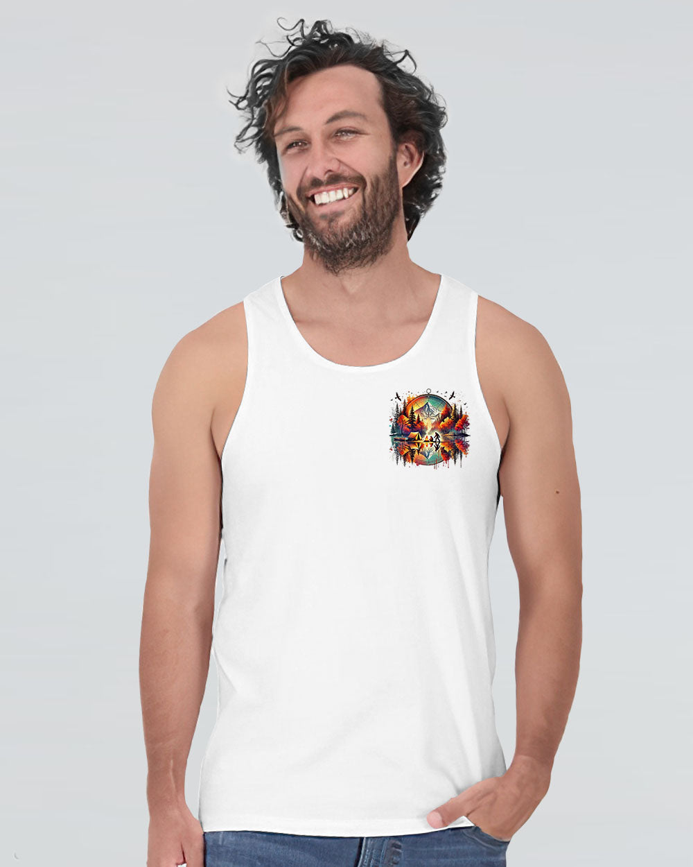 MAKING MEMORIES ONE CAMPFIRE AT A TIME BIGFOOT ALL OVER PRINT  - TLTR2201254