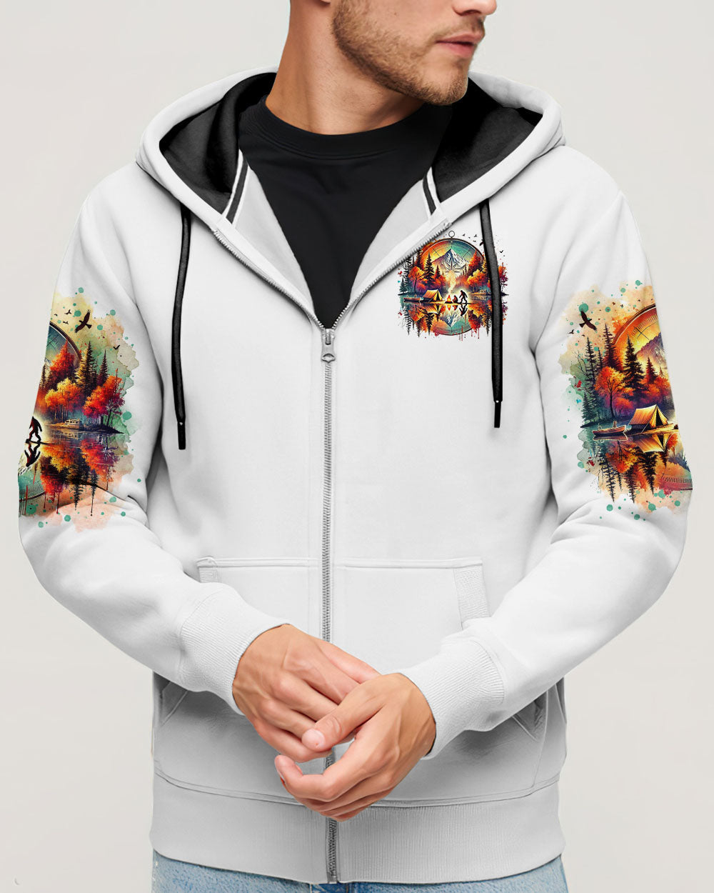 MAKING MEMORIES ONE CAMPFIRE AT A TIME BIGFOOT ALL OVER PRINT  - TLTR2201254