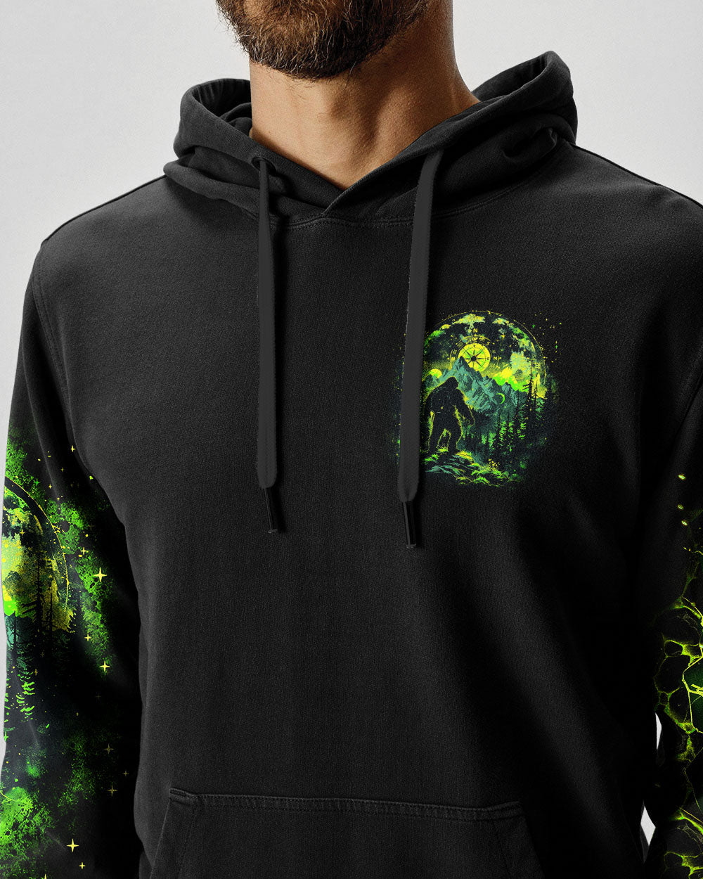 AND INTO THE FOREST I GO BIGFOOT ALL OVER PRINT  - TLTR2203252