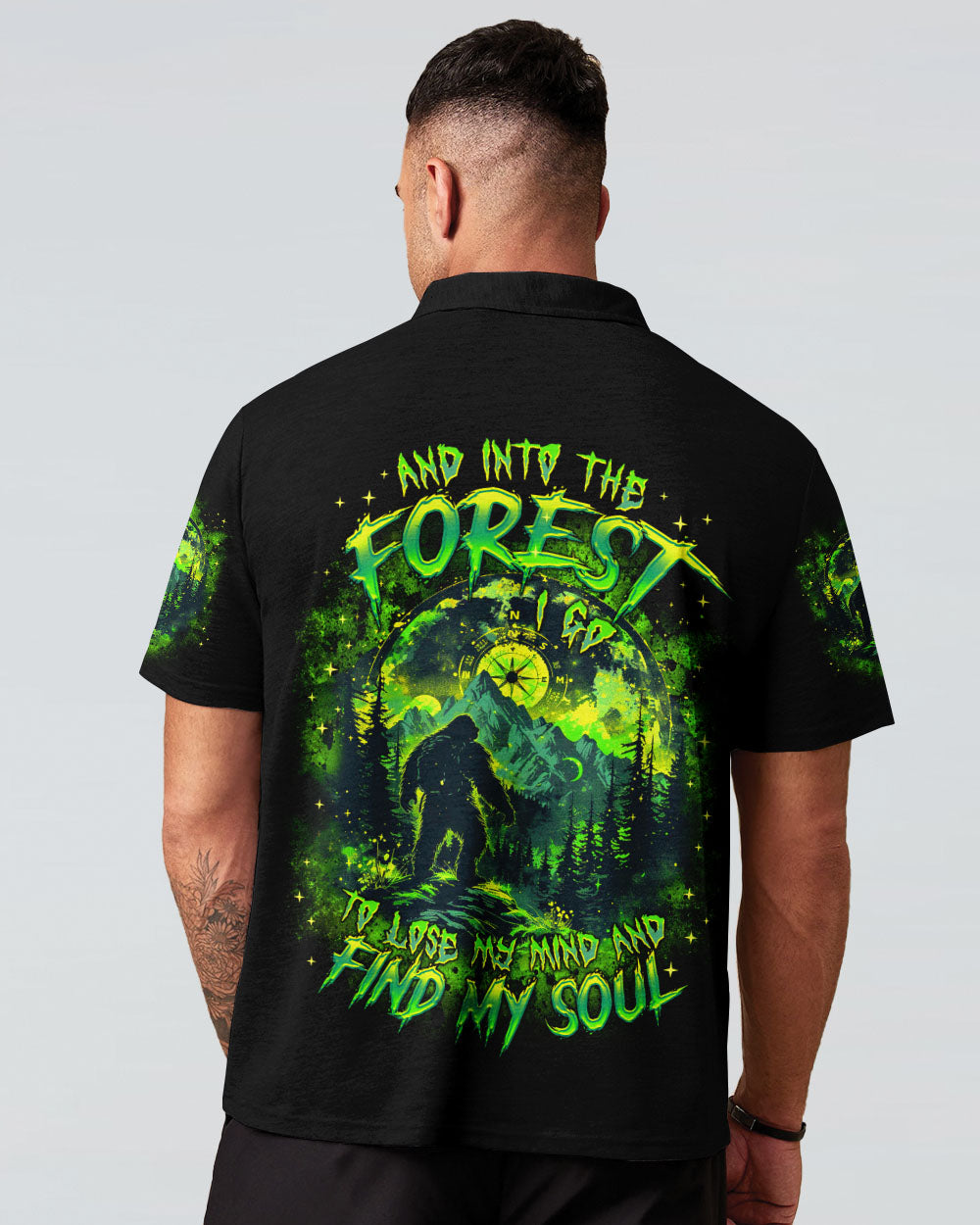 AND INTO THE FOREST I GO BIGFOOT ALL OVER PRINT  - TLTR2203252