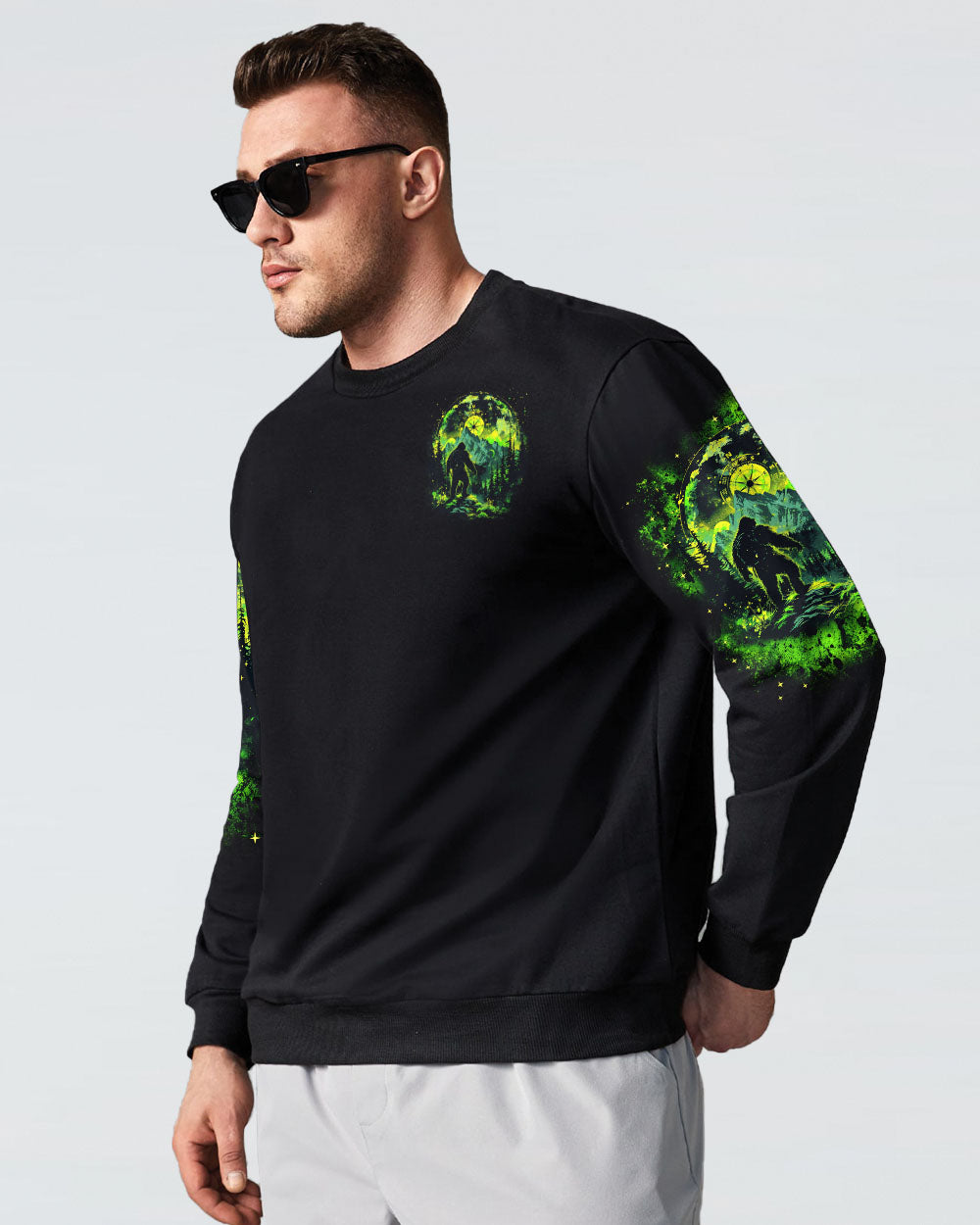 AND INTO THE FOREST I GO BIGFOOT ALL OVER PRINT  - TLTR2203252