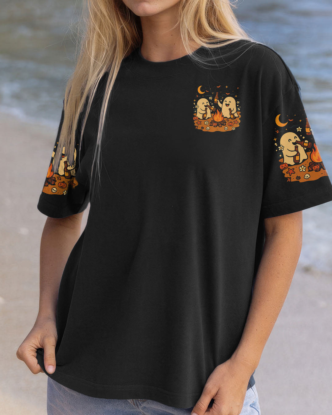 MAKING MEMORIES ONE CAMPFIRE AT A TIME BOO HALLOWEEN ALL OVER PRINT - TLTR2207254