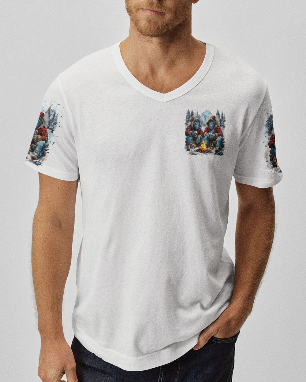 GOOD TIMES CRAZY FRIEND BIGFOOT ALL OVER PRINT -  TLTR2210242