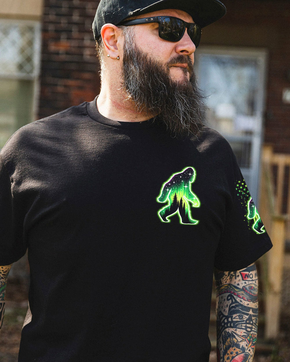 AND INTO THE FOREST I GO BIGFOOT ALL OVER PRINT - TLTR2211242