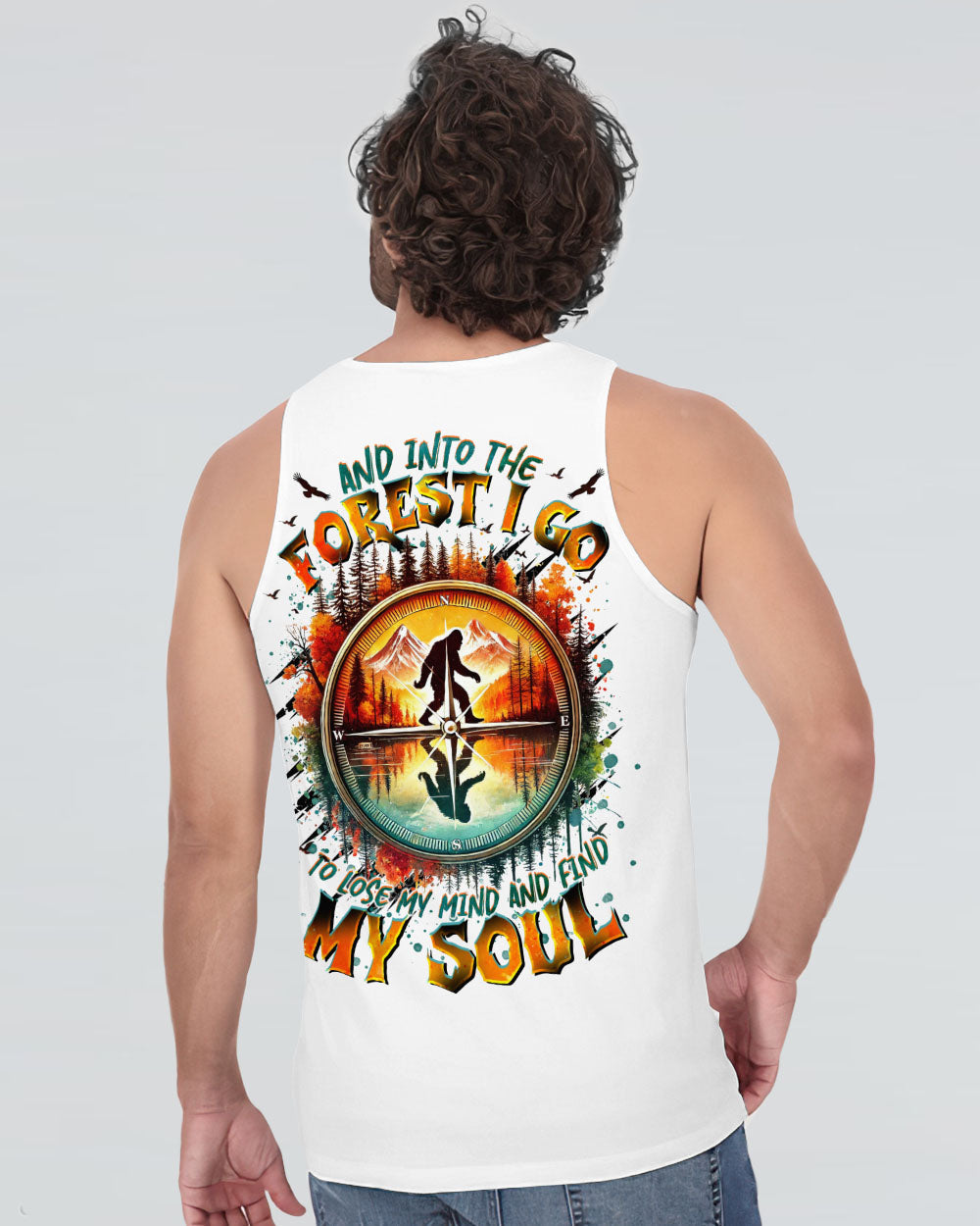 AND INTO THE FOREST I GO BIGFOOT ALL OVER PRINT - TLTR2301252