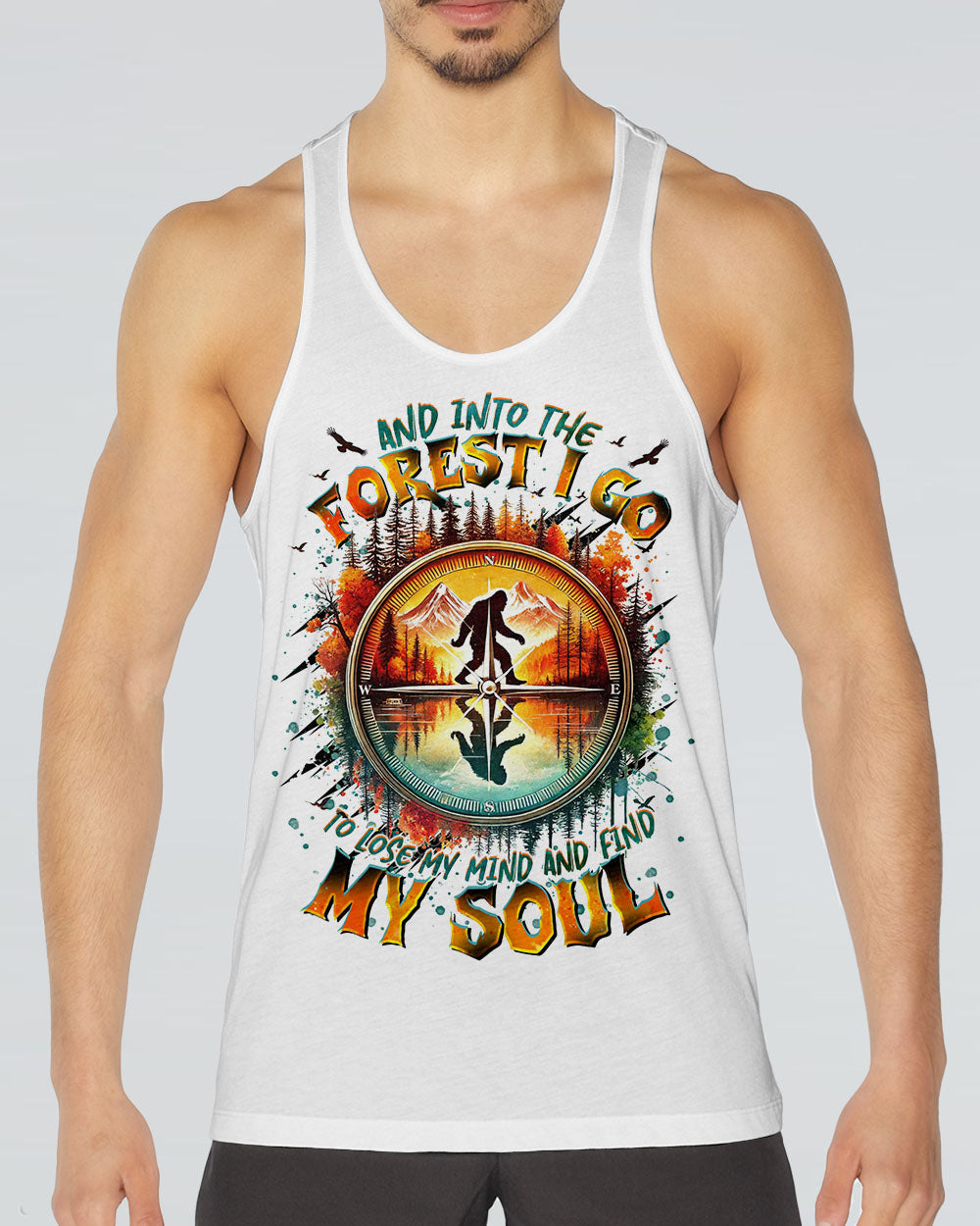 AND INTO THE FOREST I GO BIGFOOT ALL OVER PRINT - TLTR2301252