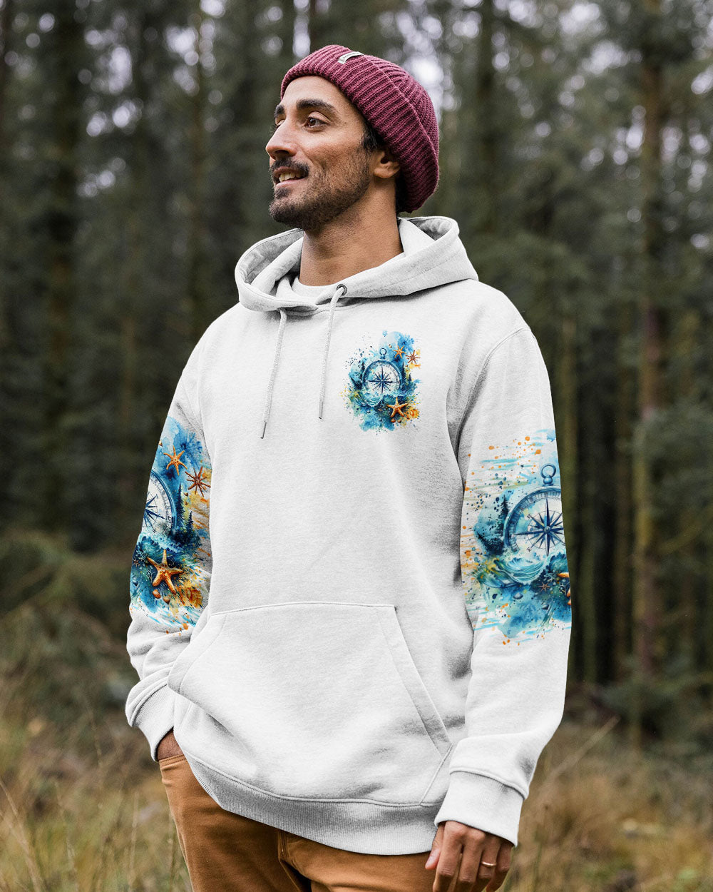 NOT ALL WHO WANDER ARE LOST COMPASS ALL OVER PRINT - TLTR2308242