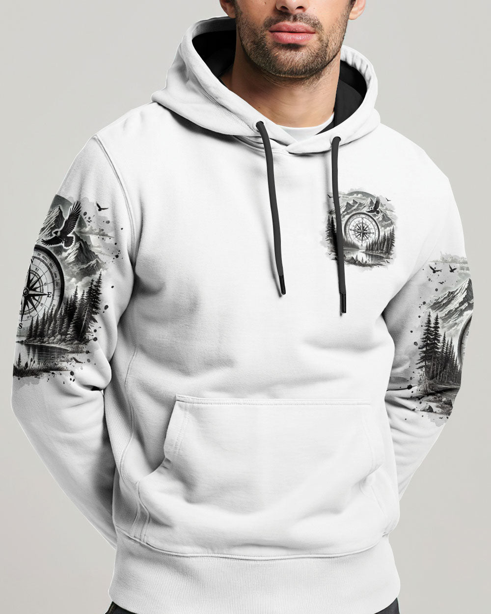 NOT ALL WHO WANDER ARE LOST COMPASS ALL OVER PRINT - TLTR2310242