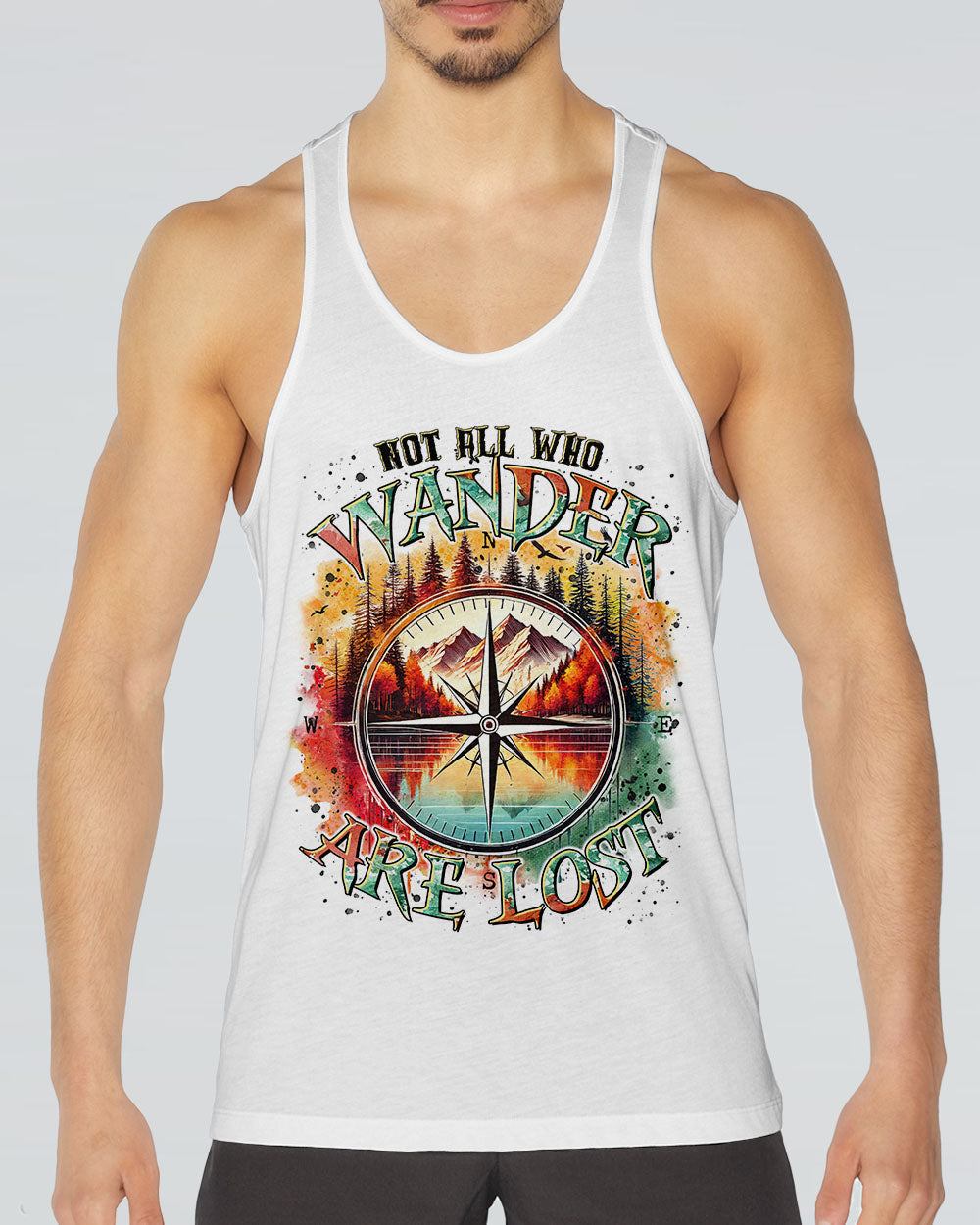 NOT ALL WHO WANDER ARE LOST COMPASS ALL OVER PRINT - TLTR2412241