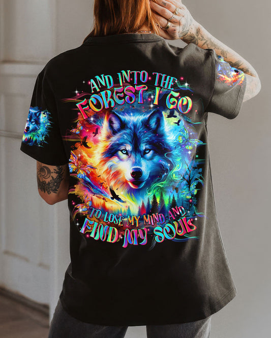 AND INTO THE FOREST I GO WOLF ALL OVER PRINT  - TLTR2703252
