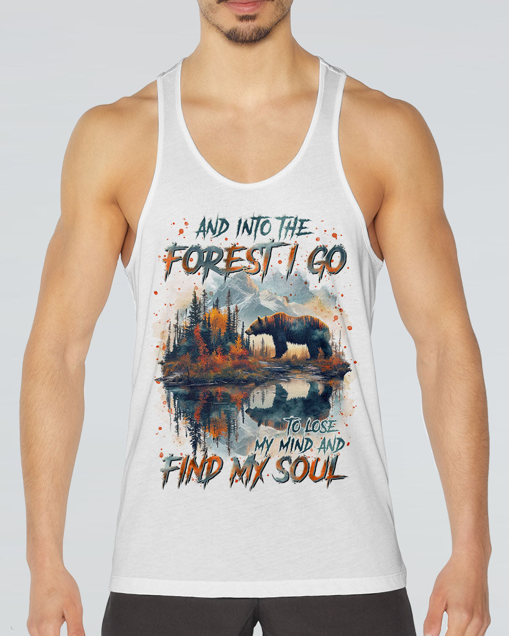 AND INTO THE FOREST I GO BEAR ALL OVER PRINT - TLTR2811242