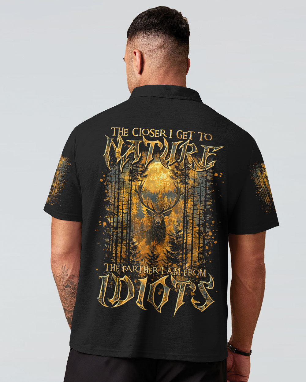 THE CLOSER I GET TO NATURE DEER HUNTING ALL OVER PRINT - TLTR3008244