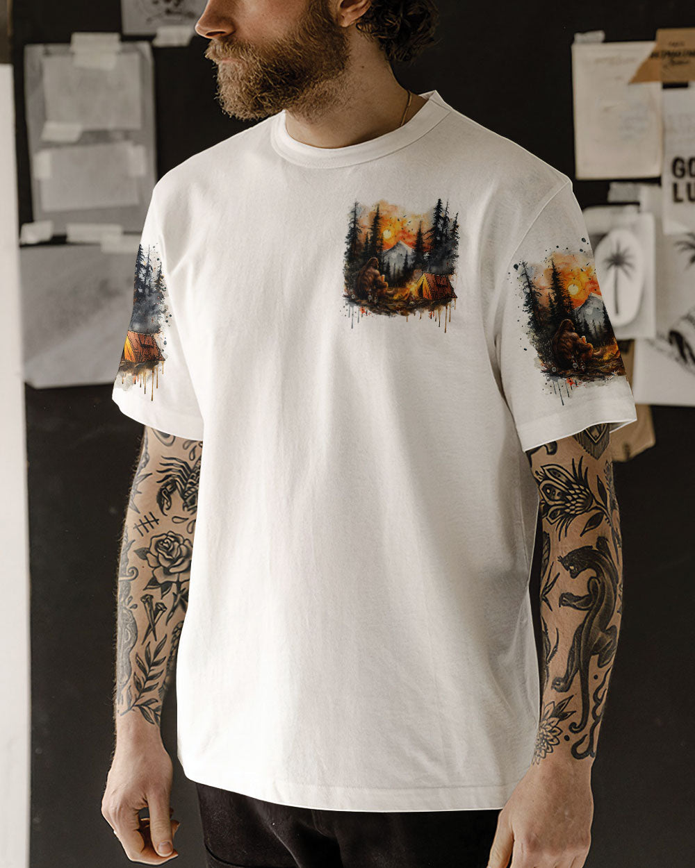 MEET ME WHERE THE SUN TOUCHES THE MOUTAINS BIGFOOT ALL OVER PRINT - TLTR3009242