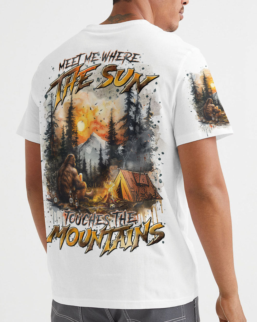 MEET ME WHERE THE SUN TOUCHES THE MOUTAINS BIGFOOT ALL OVER PRINT - TLTR3009242