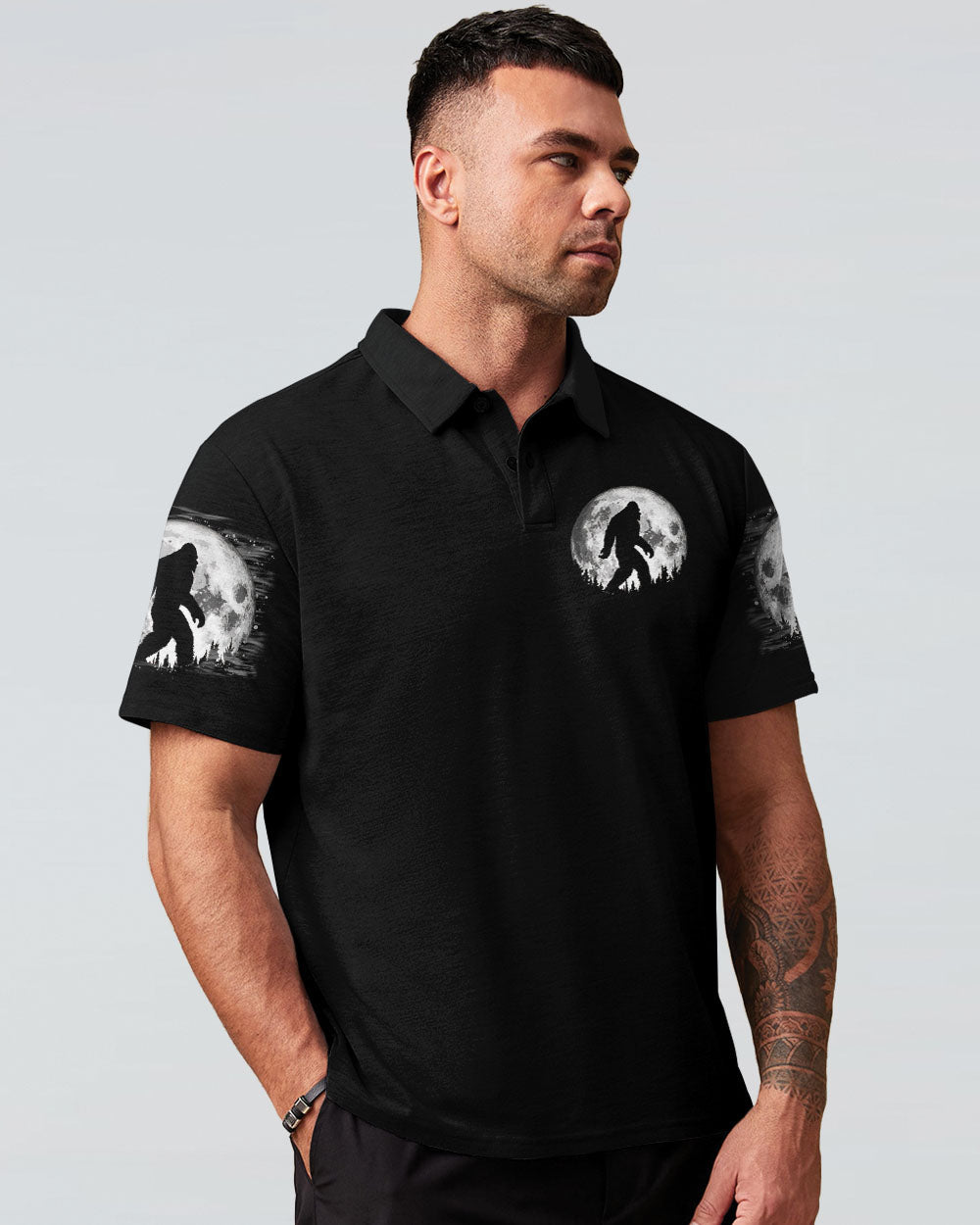 NOT ALL WHO WANDER ARE LOST BIGFOOT MOON ALL OVER PRINT - TLTR3010246