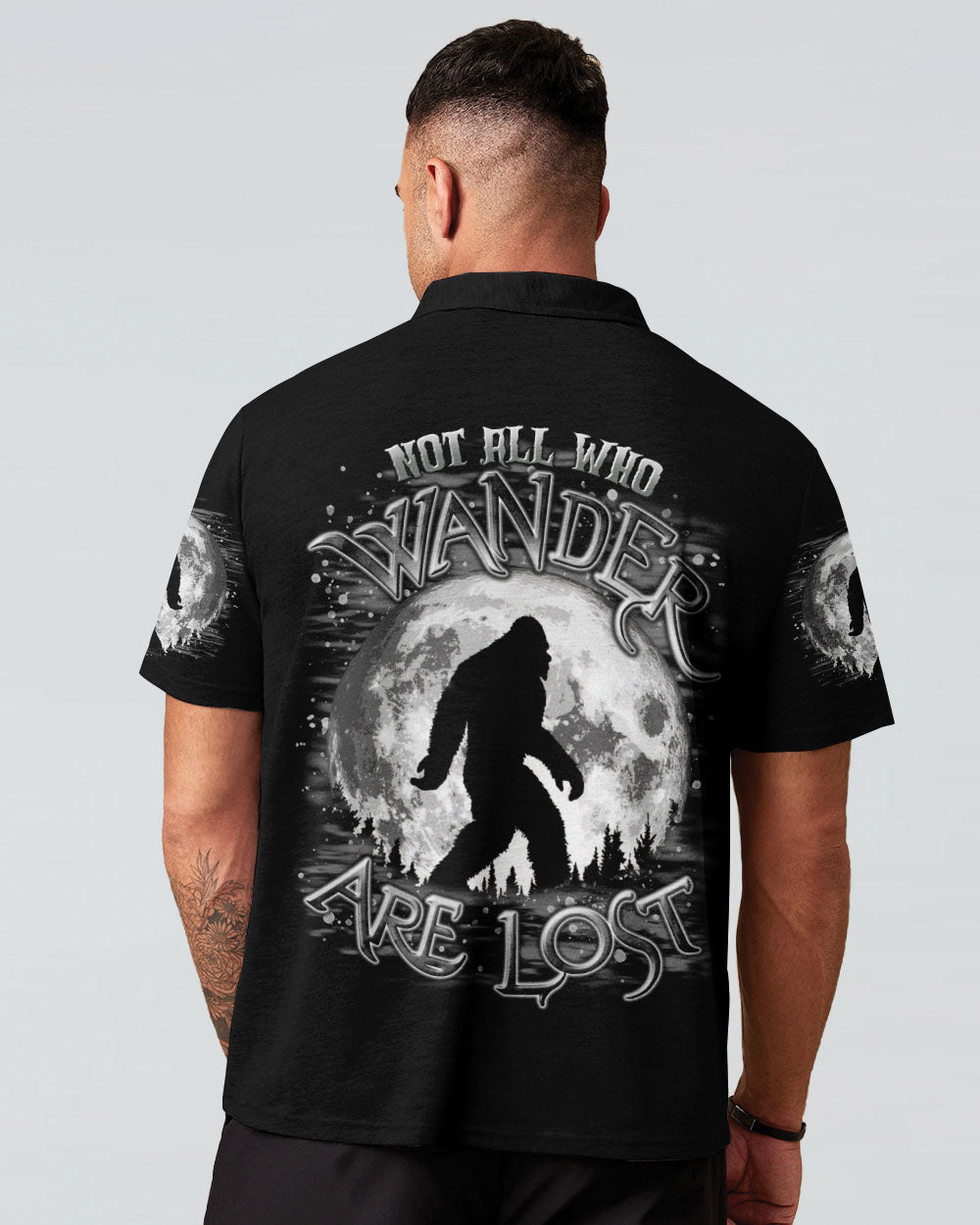 NOT ALL WHO WANDER ARE LOST BIGFOOT MOON ALL OVER PRINT - TLTR3010246