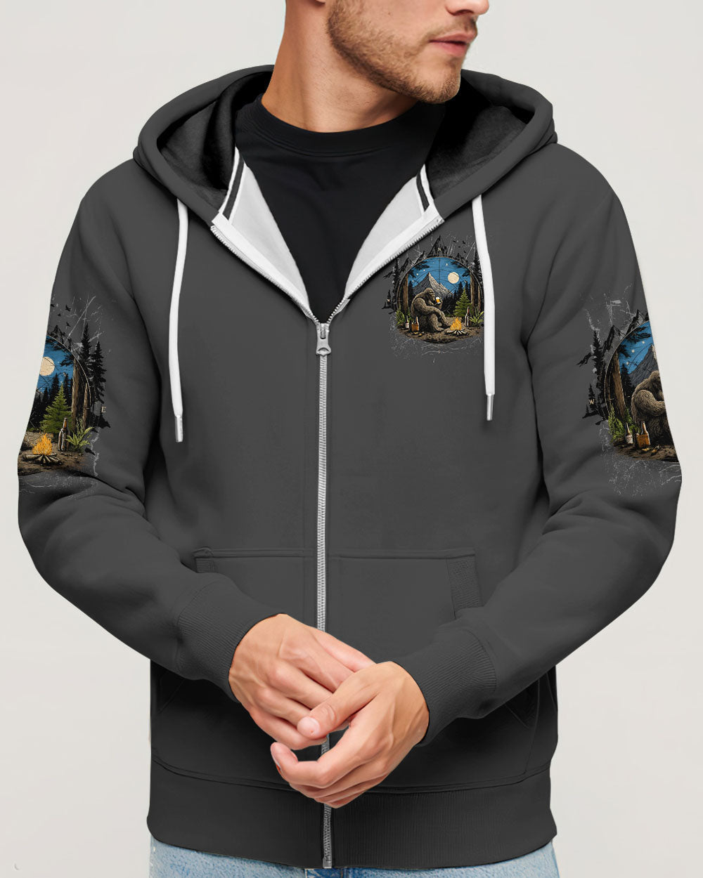 NOT ALL WHO WANDER ARE LOST BIGFOOT COMPASS ALL OVER PRINT - TLTW0112252