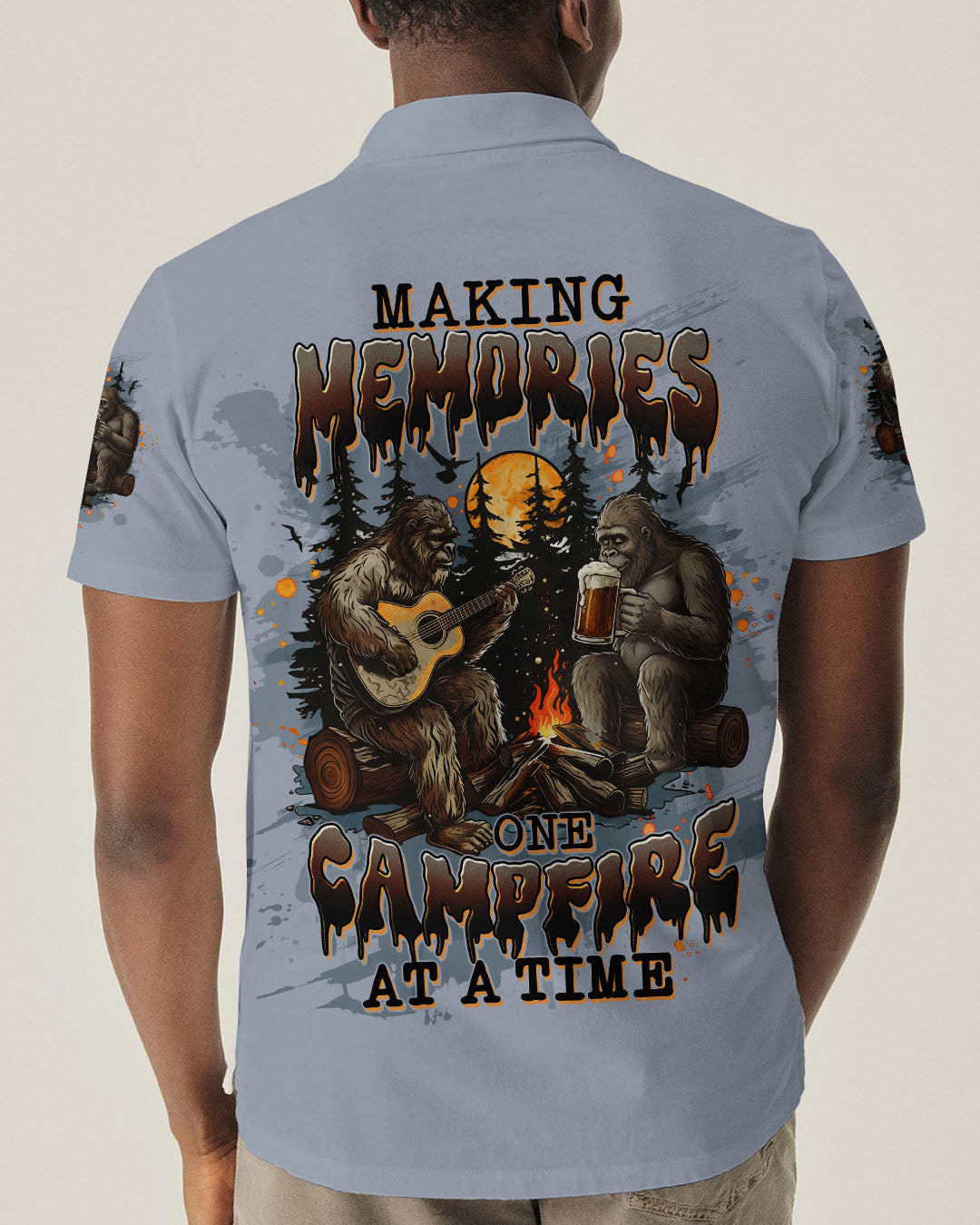 MAKING MEMORIES ONE CAMPFIRE AT A TIME BIGFOOT ALL OVER PRINT - TLTW0312251